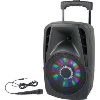 ENCEINTE PORTABLE IBIZA PARTY-8LED USB BT