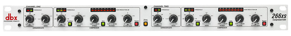 COMPRESSEUR GATE STEREO DBX 266XS