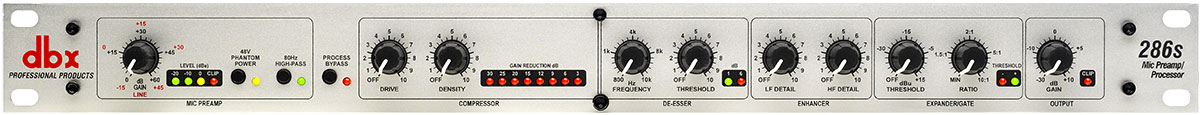 PREAMPLIFICATEUR MICRO ET PROCESSEUR DBX286 S