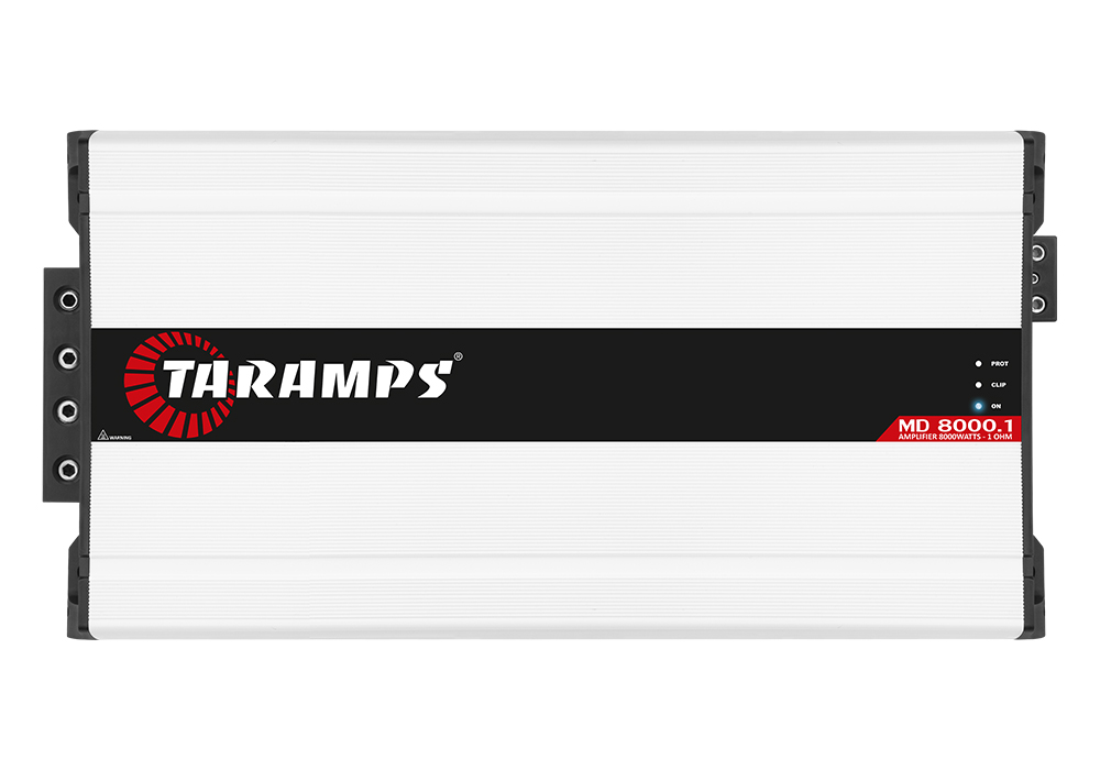 AMPLI MONOBLOC TARAMPS MD 8000.1, 1 Ohm ou 2 Ohms