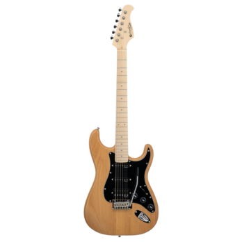 GUITARE ELECTRIQUE PRODIPE ST93  Stratocaster Alder Natural