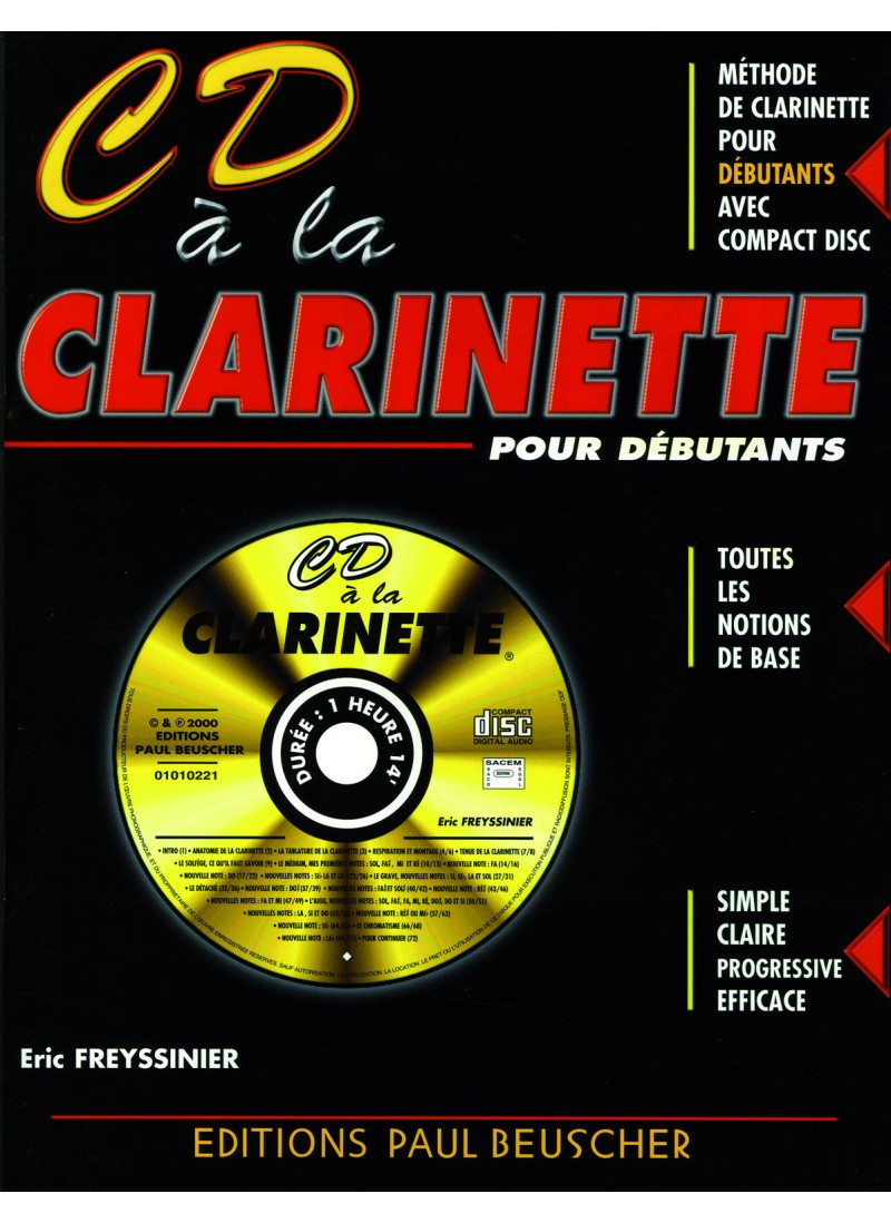 CD A LA CLARINETTE